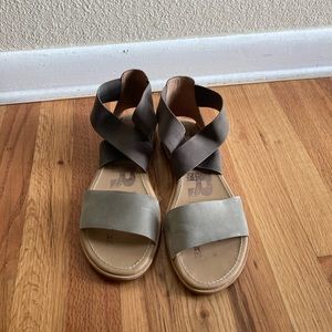 Sorel size 10 sandals-worn once!